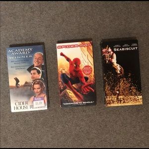 Tobey Maguire VHS lot